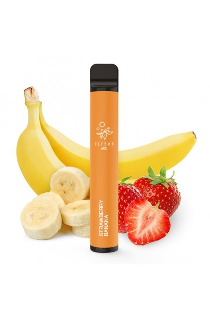 Elf Bar 600 Strawberry Banana Vape