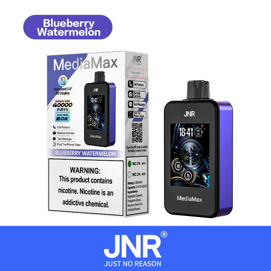 JNR Media Max 40000 Puffs  Blueberry Watermelon