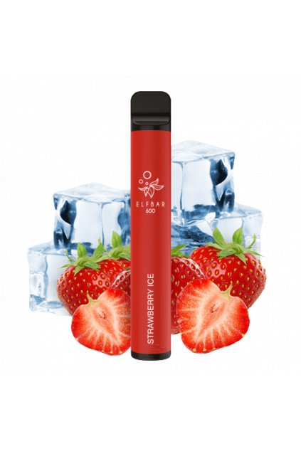 ELF BAR 600 Einweg-Vape -Strawberry Ice