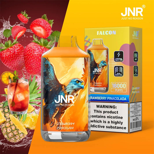 JNR Falcon 16000 Puffs - Strawberry Pinacolada
