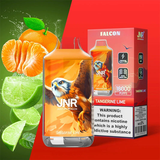 JNR Falcon 16000 Puffs - Tangerine Lime