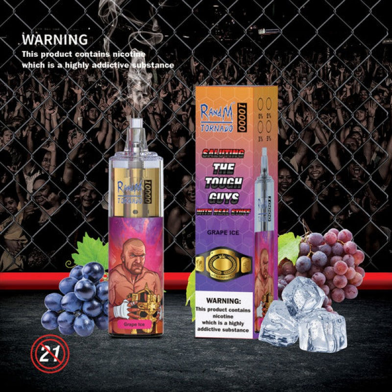RandM Tornado 10000 - Grape Ice