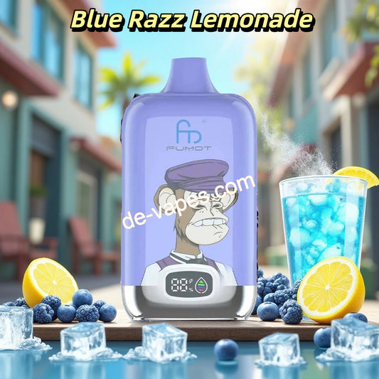 Blue Razz Lemonade RandM Tornado 12000 Puffs