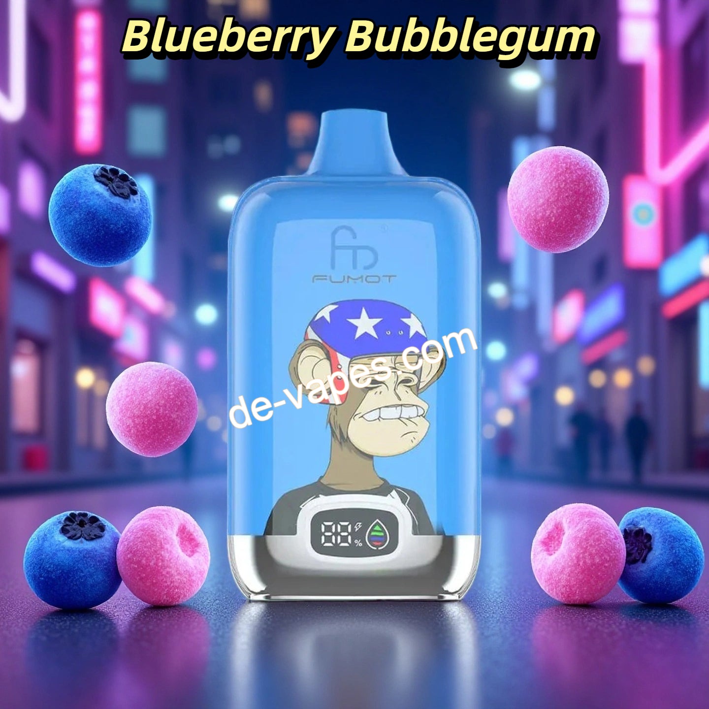 Blueberry Bubblegum RandM 12000 Züge