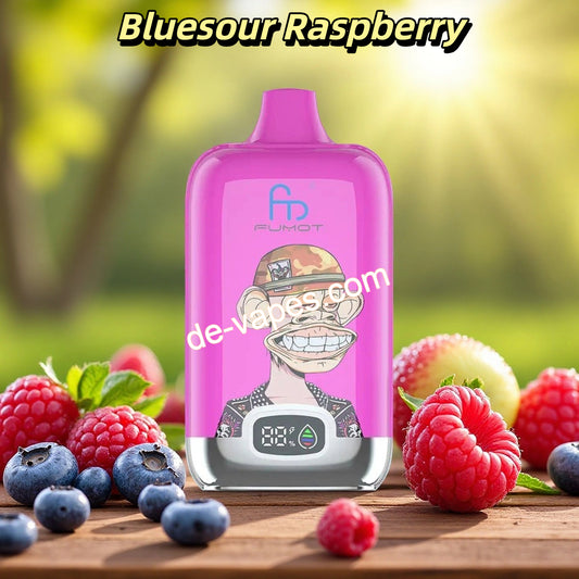 Bluesour Raspberry RandM Digital Box 12000 Puffs