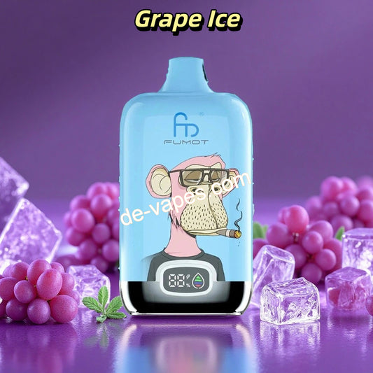 Grape Ice RandM Tornado Vape Digital Box 12000