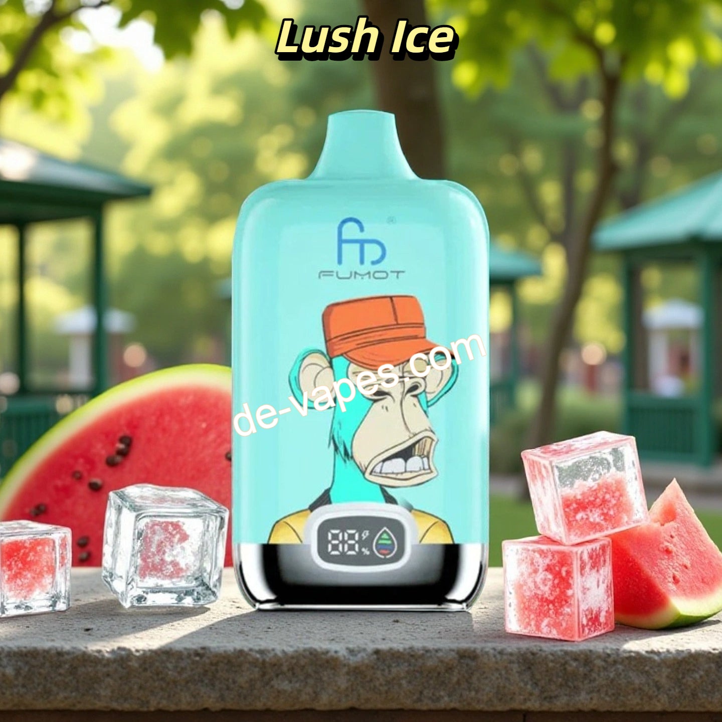 Lush Ice RandM Tornado Vape Digital Box 12K