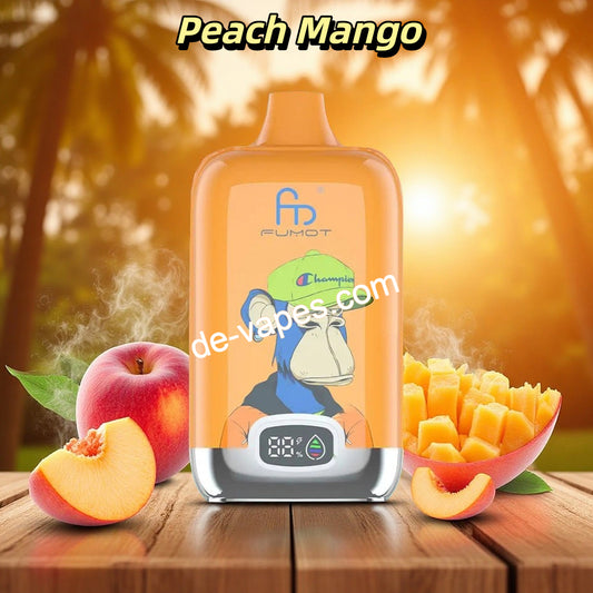 Peach Mango RandM Tornado Vape Digital Box 12K