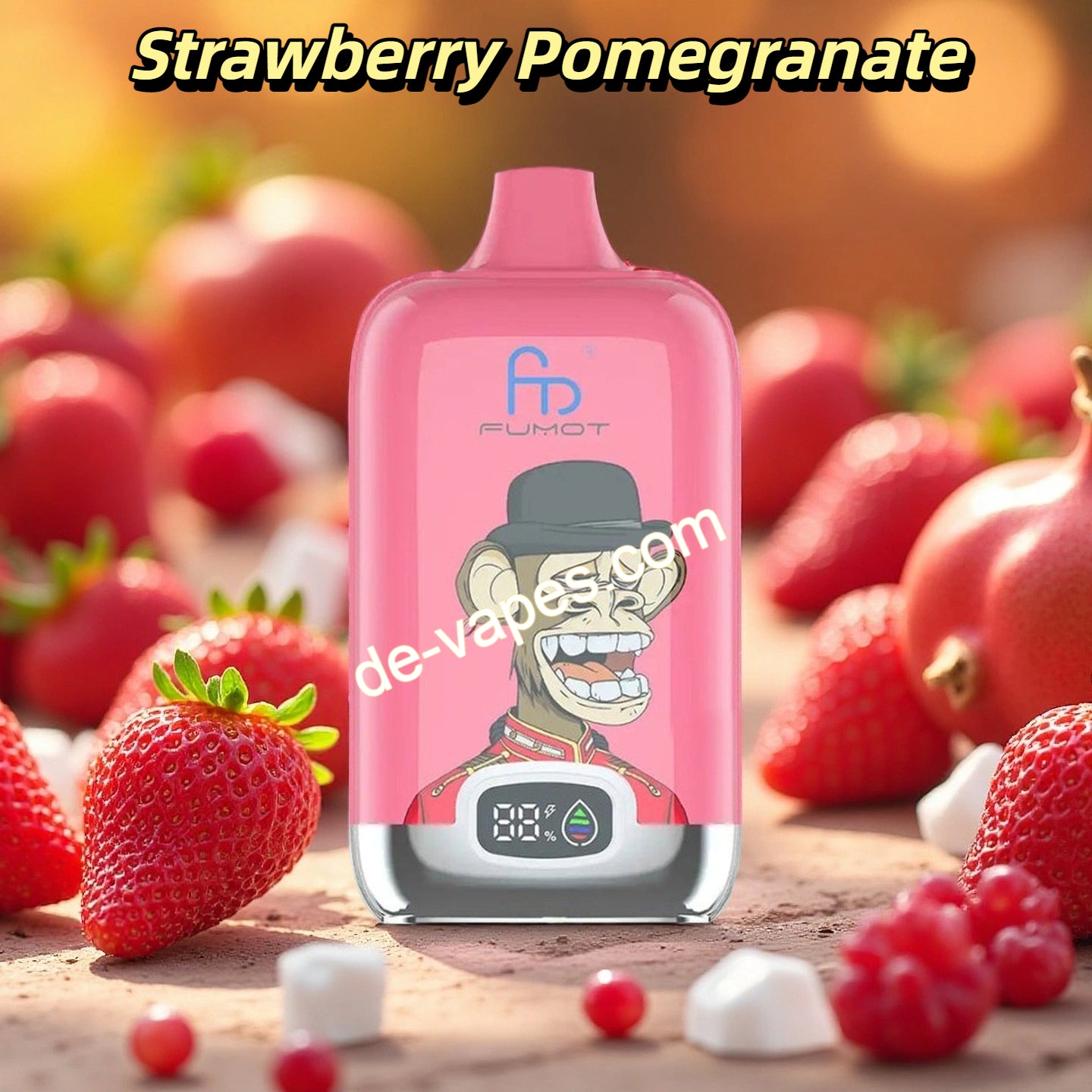 Strawberry Pomegranate RandM Tornado 12000 Puffs