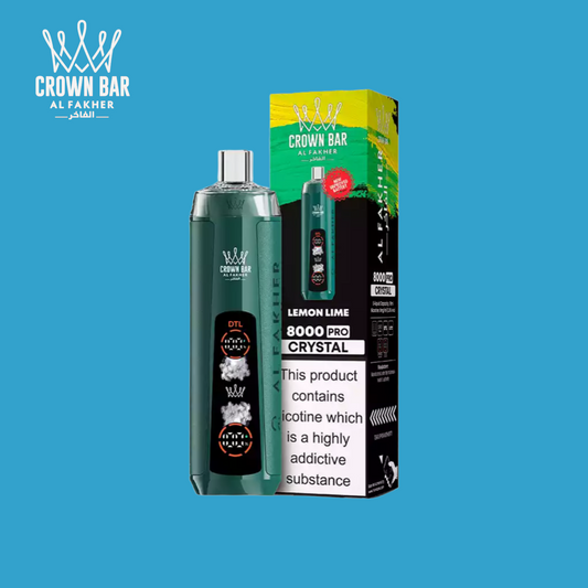 Lemon Lime Al Fakher Crown Bar 8000 Vape