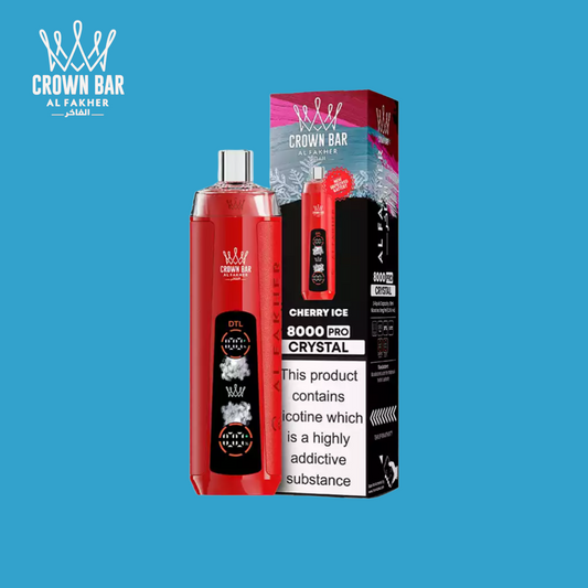 Al Fakher Crystal 8000 Züge Cherry Ice
