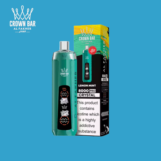 Al Fakher Crown Bar 8K Crystal Lemon Mint