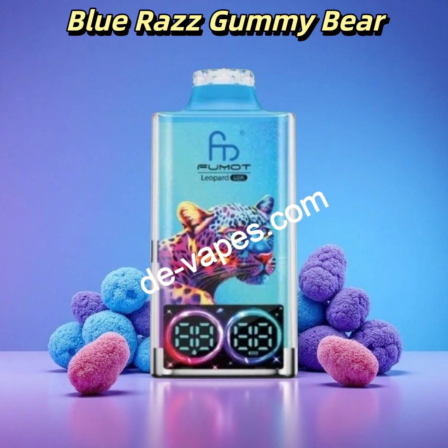 RandM Tornado 40000 Puffs – Blue Razz Gummy Bear – DE-Vapes