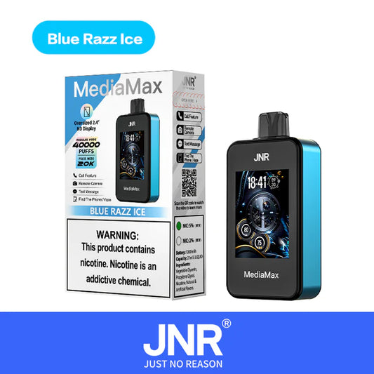 JNR Media Max 40K Puffs - Blue Razz Ice