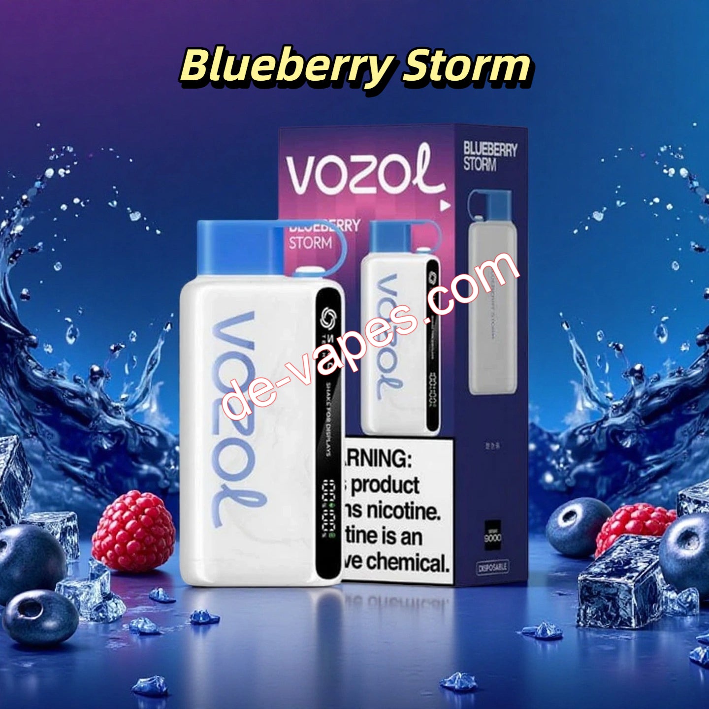 Blueberry Storm Vozol Star 12000 Puffs