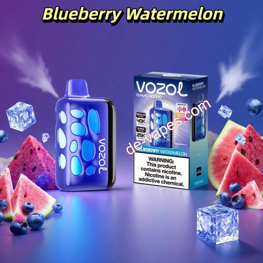 Blueberry Watermelon Vozol Rave 40000 Vape