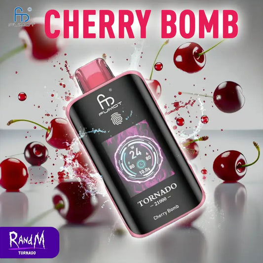 RandM Tornado 25K Puffs - Cherry Bomb