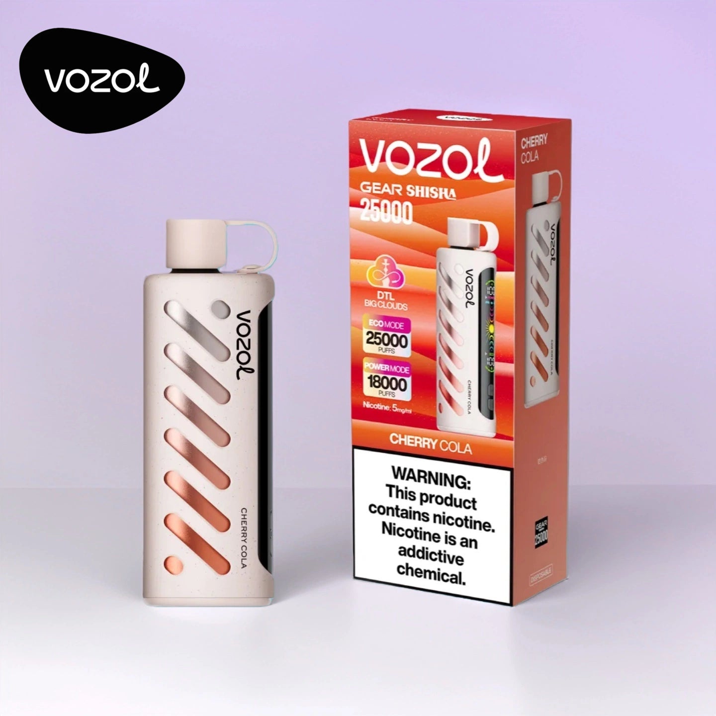 Cherry Cola Vozol Gear Shisha 25000