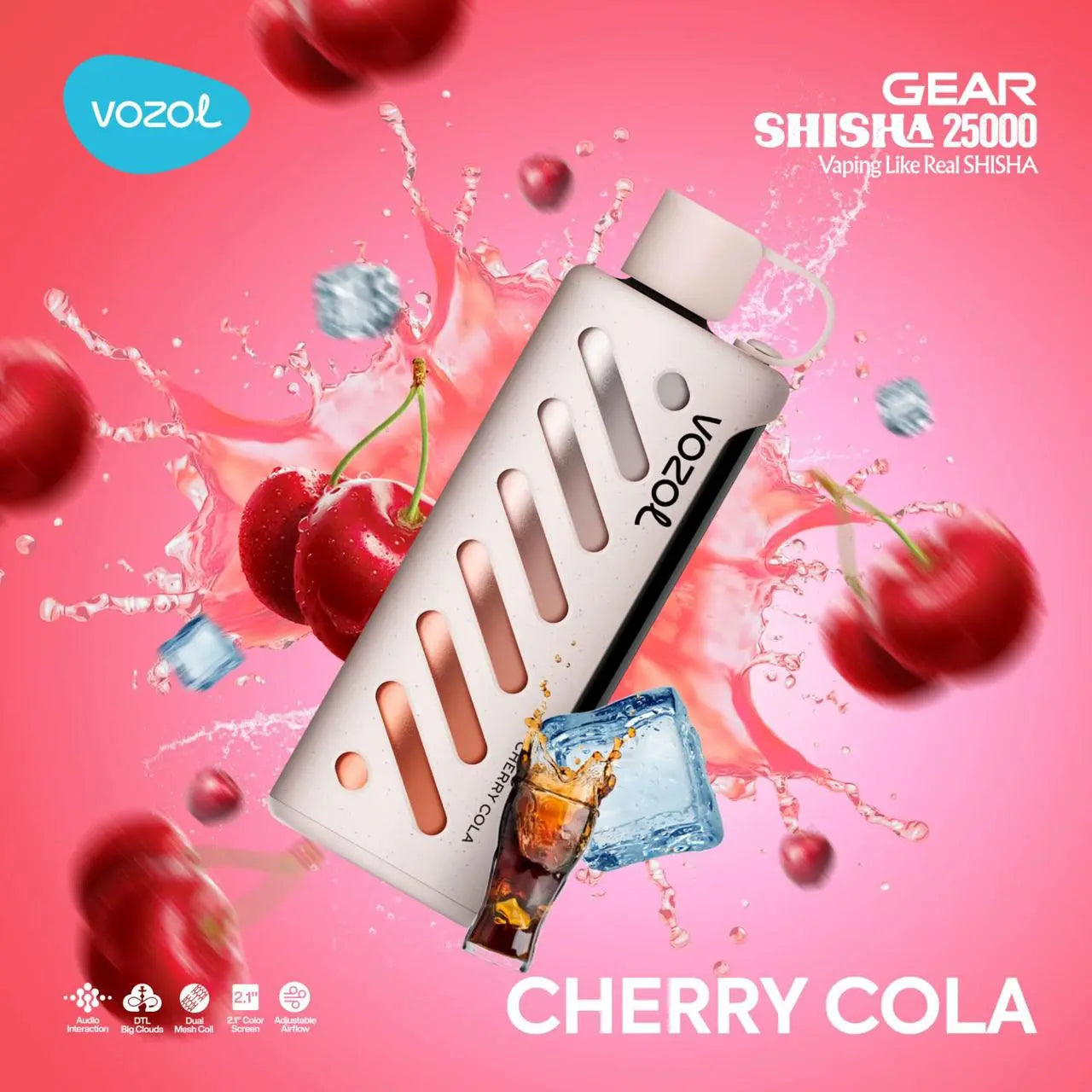 Vozol Gear Shisha 25000 - Cherry Cola