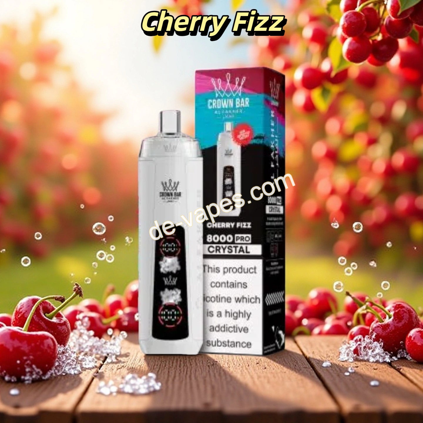 Cherry Fizz Al Fakher Crown Bar 8000