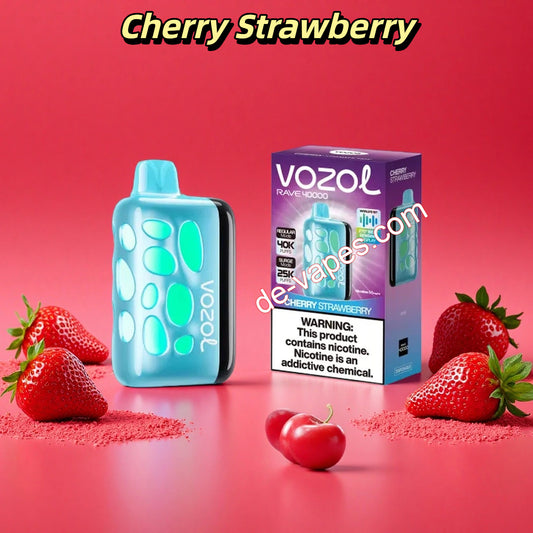 Cherry Strawberry Vozol Rave 40000