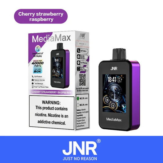 JNR Media Max 40K Puffs - Cherry Strawberry Raspberry