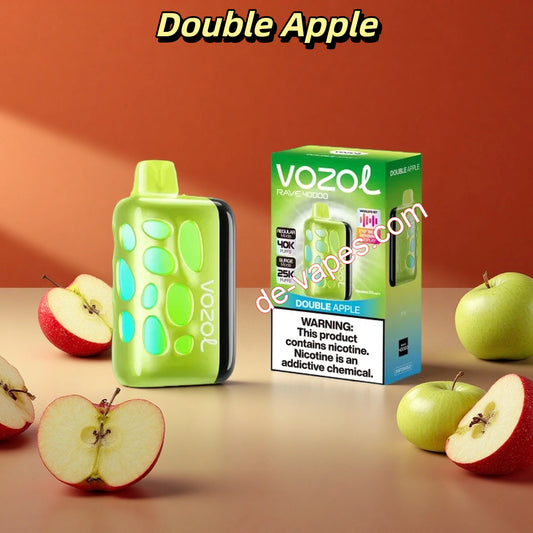 Double Apple Vozol Rave 40000 Puffs