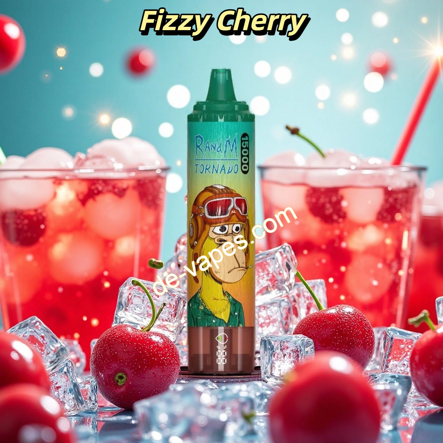 Fizzy Cherry RandM Tornado Vape 15000