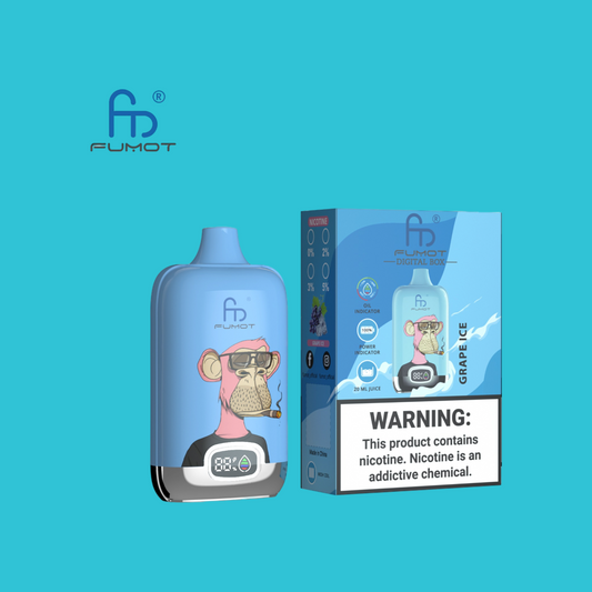 Grape Ice RandM Tornado Vape Digital Box 12000