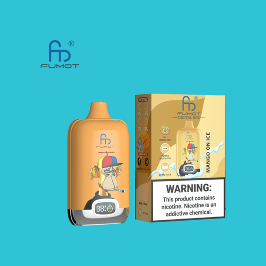 Mango On Ice RandM Tornado Vape Digital Box 12K