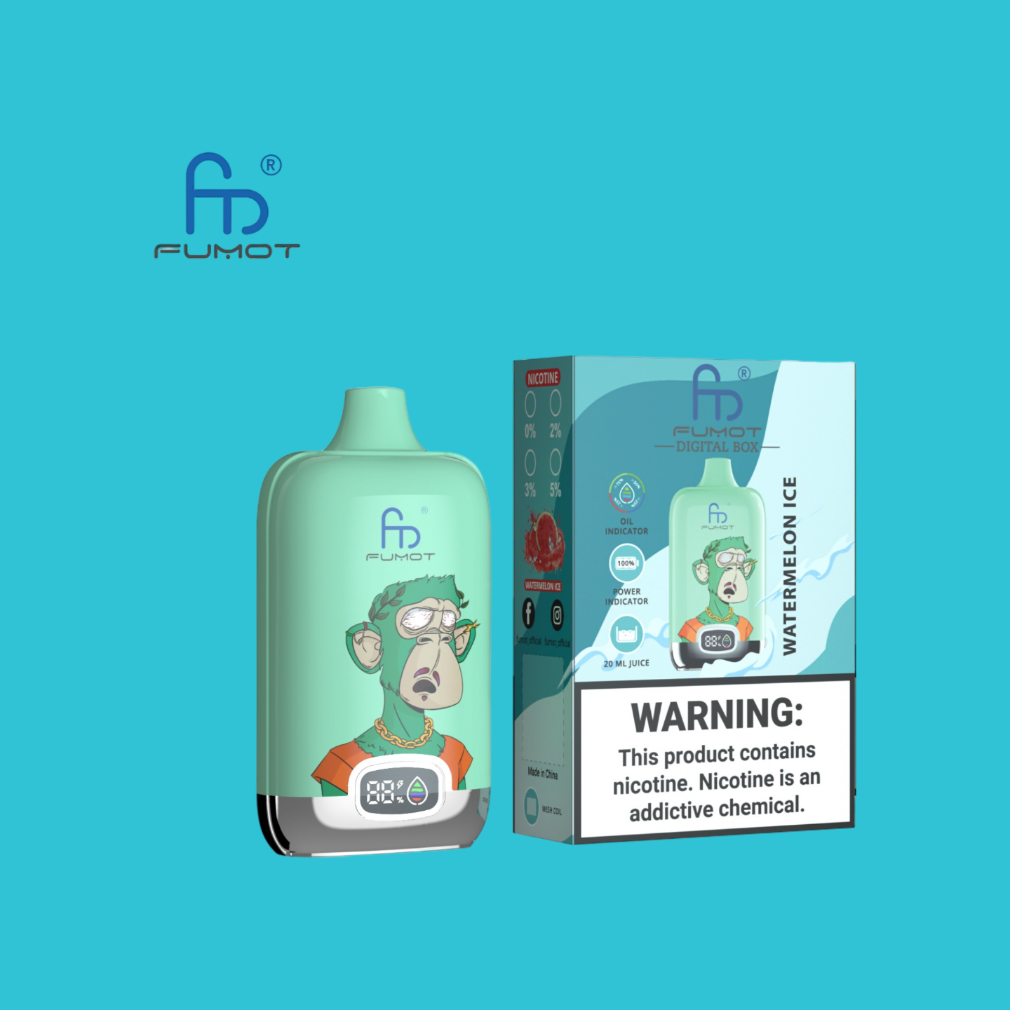 Watermelon Ice Randm Tornado 12000 Puffs