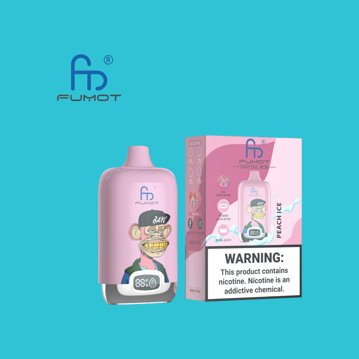 Peach Ice Randm Digital Box 12000