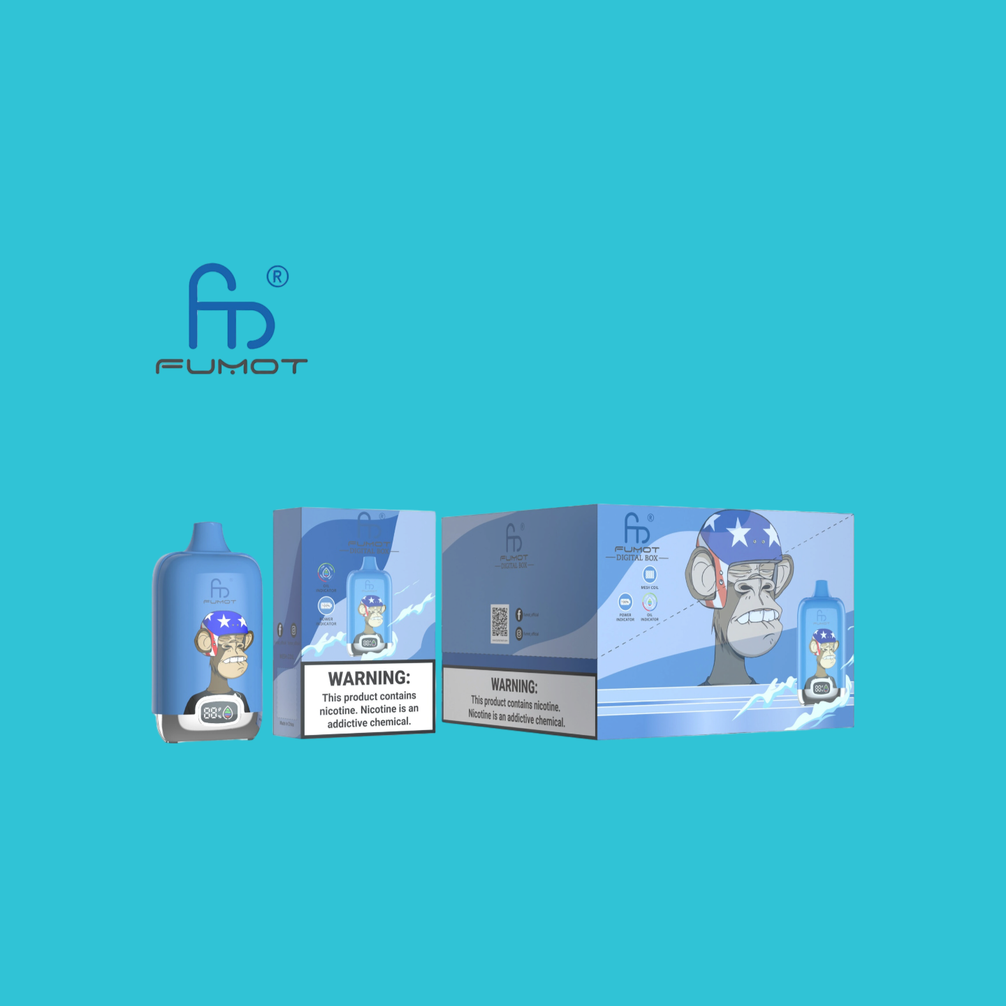 Blueberry Bubblegum RandM 12000 Züge