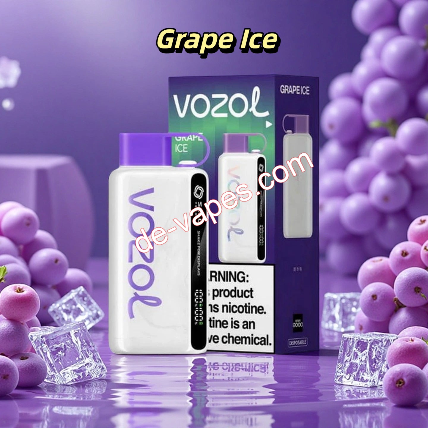 Grape Ice Vozol Star 12000 Puffs