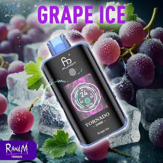 RandM Tornado 25K Puffs  - Grape Ice