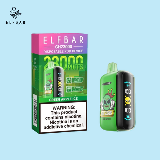 ELFBAR GH23000 Green Apple Ice Vape