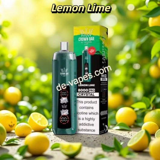 Lemon Lime Al Fakher Crown Bar 8000 Vape
