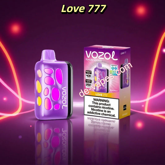 Love 777 Vozol Rave 40000 Dual-Mode-Einweg-Vape