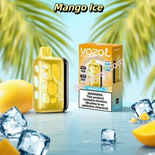 Mango Ice Vozol Rave 40000