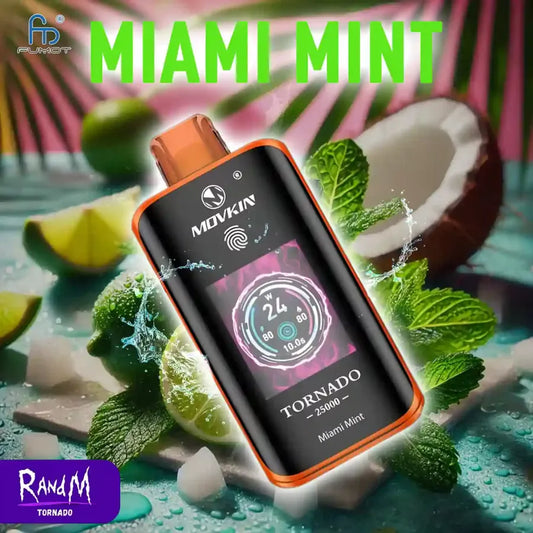 RandM Tornado 25000 Puffs  - Miami Mint
