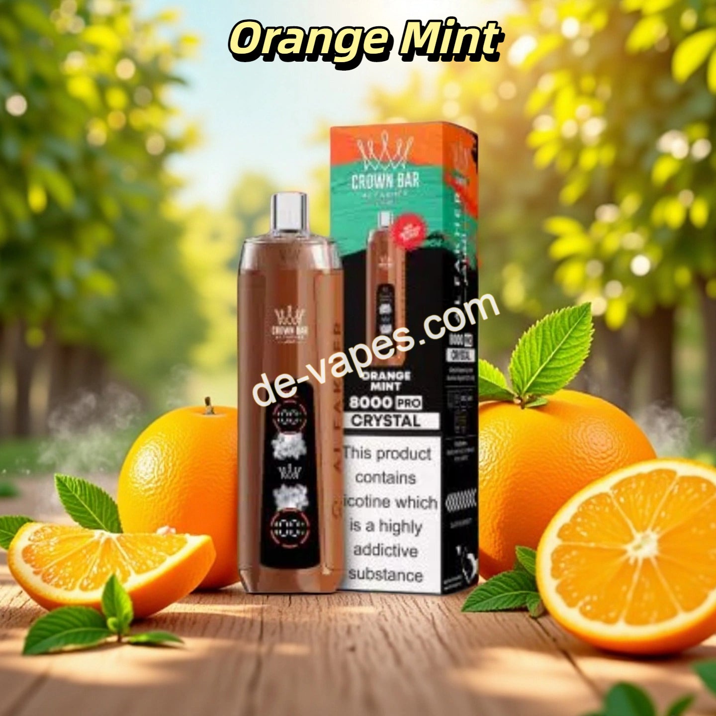 Orange Mint Al Fakher Crown Bar 8000