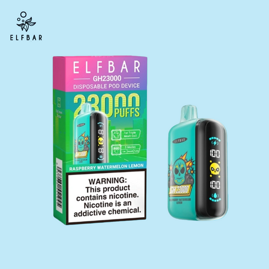 Raspberry Watermelon Lemon ELF BAR GH23000