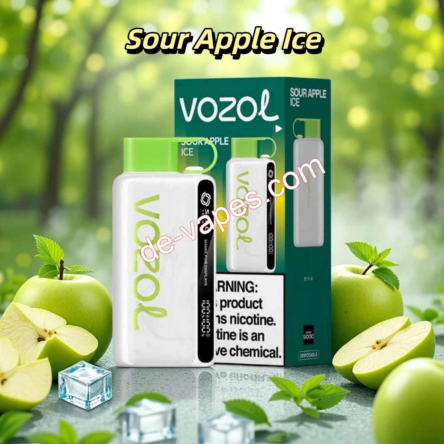 Sour Apple Ice Vozol Star 12000 Puffs