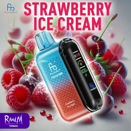 RandM Tornado 20000 Puffs - Strawberry Ice Cream