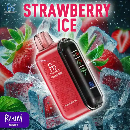 RandM Tornado 20K Puffs - Strawberry Ice