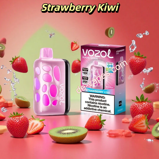 Strawberry Kiwi Vozol Rave Vape 40000