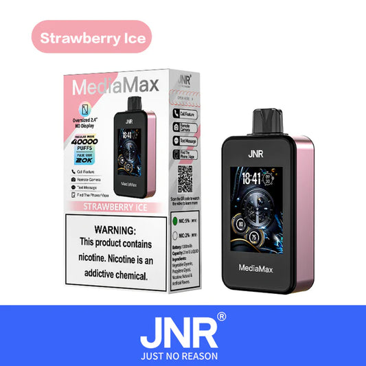 JNR Media Max 40000 Puffs - Strawberry Ice