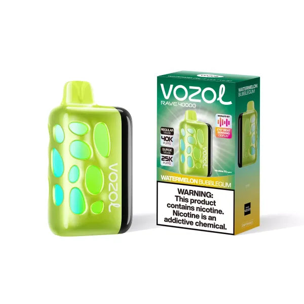 Vozol Rave Vape 40000 - Watermelon Bubblegum