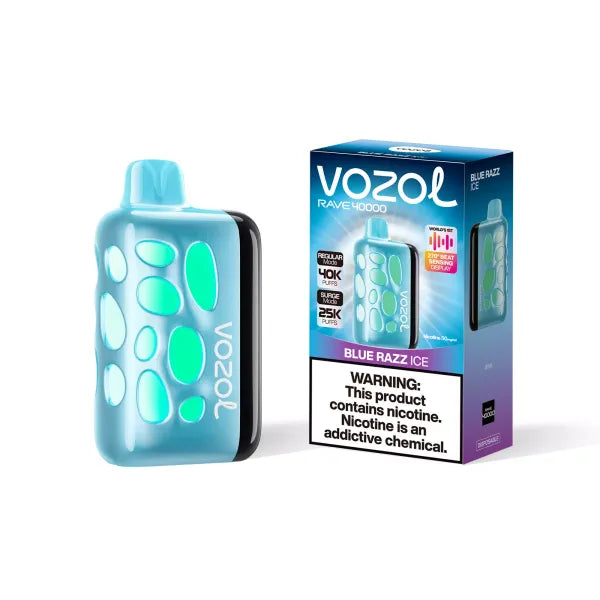 Vozol Rave 40000 Puffs - Blue Razz Ice