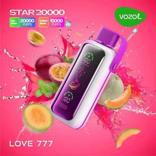 Love 777 Vozol Star 20000 Puffs Vozol Vape